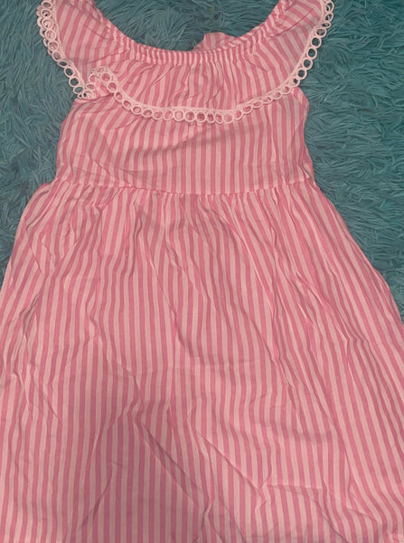 Pink Striped Dress